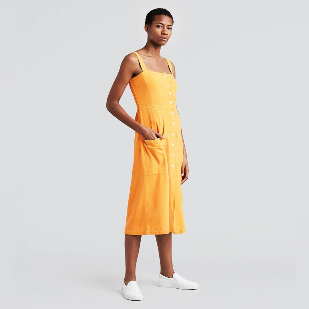 Levi’s Premium Made and Crafted Yellow Sundress size 1